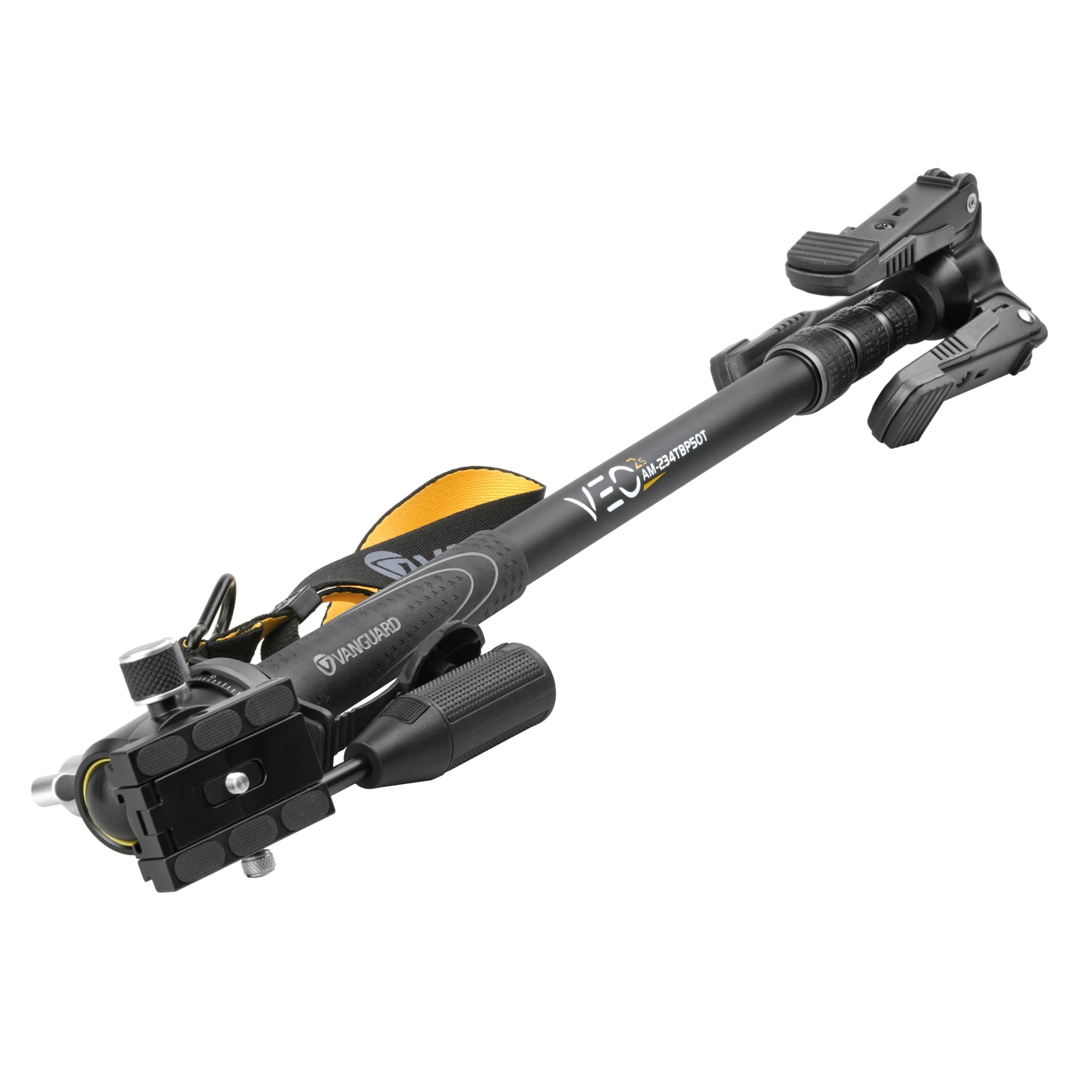 Vanguard Veo2Sam 234Tbp50T Monopod With Tri Stand Feet And Veo Bp 50T Ball Head With Built In Smartphone Holder